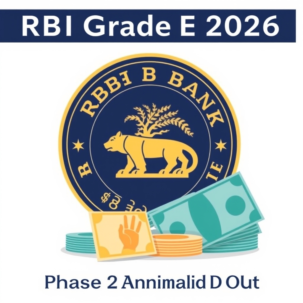 RBI Grade B — illustration for RBI Grade B 2026: Phase 2 Admit Card Out