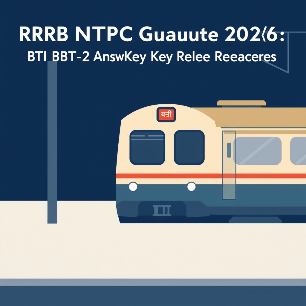 RRB NTPC Graduate — illustration for RRB NTPC Graduate 2026: CBT-2 Answer Key Released